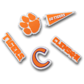 Crocs - Clemson Univ 5 Pack Jibbitz™ charms