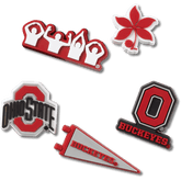 Crocs - Ohio State University 5 Pack Jibbitz™ charms