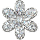 Crocs - Silver Mnchrm Daisy 1 Jibbitz™ charms