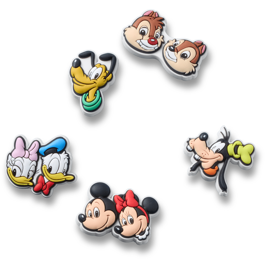 Crocs - Mickey and Friends PVC 5 Pack Jibbitz™ charms