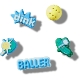 Crocs - Pickle Ball 5 Pack Jibbitz™ charms