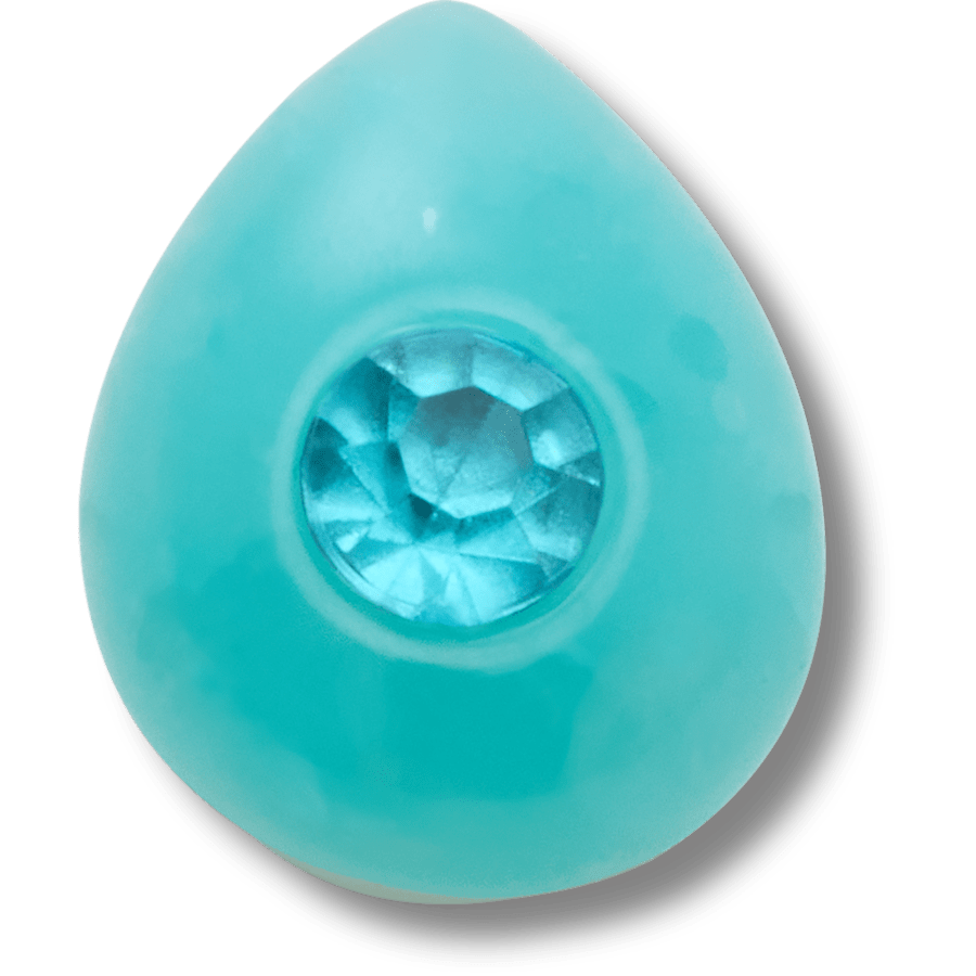 Crocs - Aquamarine March Birthstone Collection Jibbitz™ charms