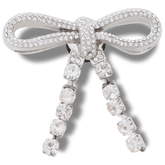 Crocs - Silver Gem Bow Jibbitz™ charms