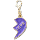 Crocs - Purple Glitter BFF Charm Right Jibbitz Shoe Charm