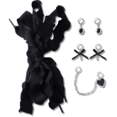 Crocs - Laces and Dainty Bow Charm Kit Jibbitz Shoe Charm