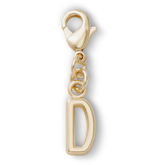 Crocs - Gold Letter D Charm Jibbitz™ charms