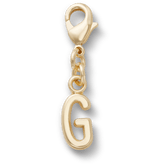Crocs - Gold Letter G Charm Jibbitz™ charms