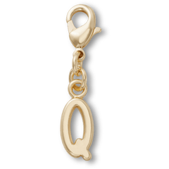 Crocs - Gold Letter Q Charm Jibbitz™ charms