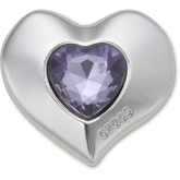 Crocs - SilverandPurple SMT Gem Heart Jibbitz™ charms