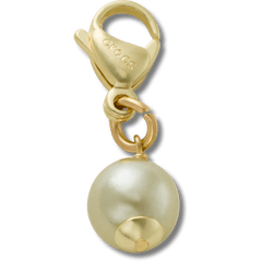 Crocs - Gold and Green SMT Pearl Charm Jibbitz charm