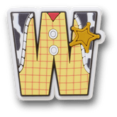 Crocs - Disney Character Letter W Jibbitz™ charms