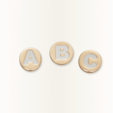 Crocs - Gold Letter A-Z Jibbitz Shoe Charm