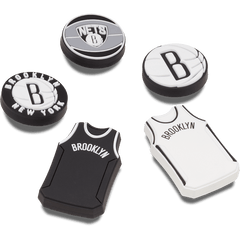 Crocs - NBA Brooklyn Nets 5 Pack Jibbitz™ charms