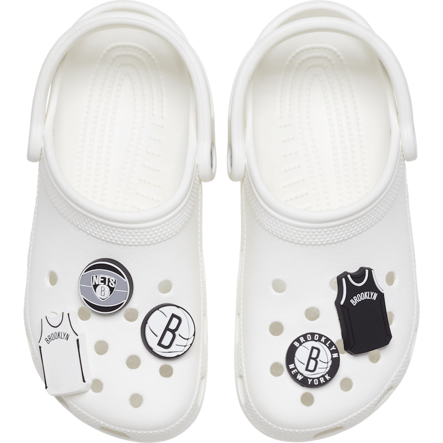 Crocs - NBA Brooklyn Nets 5 Pack Jibbitz™ charms