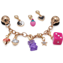 Crocs - Custom Charm Chain 5 Pack Jibbitz™ charms
