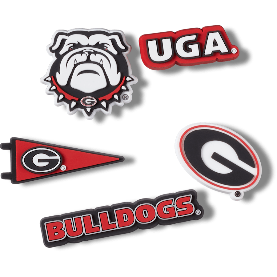 Crocs - University of Georgia 5 Pack Jibbitz™ charms