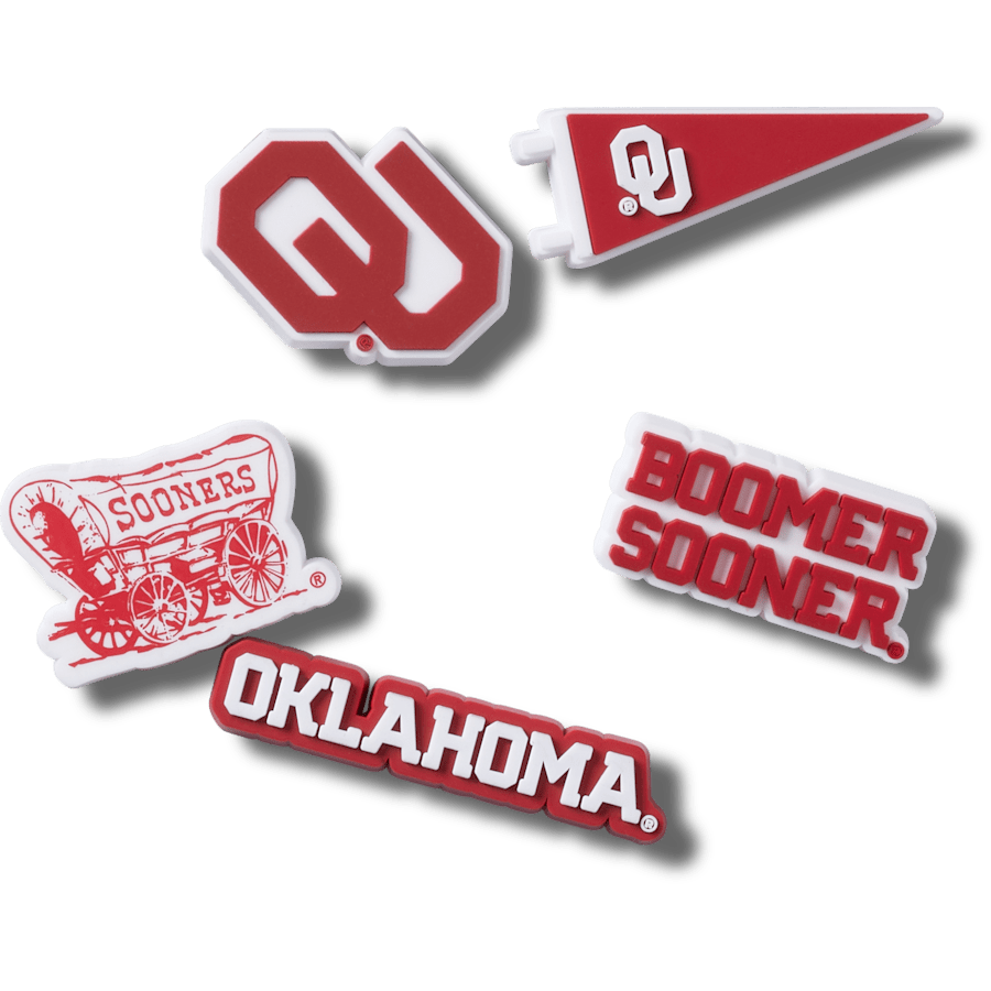 Crocs - Univ of Oklahoma 5 Pack Jibbitz™ charms