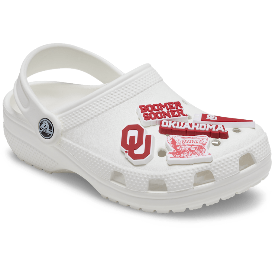Crocs - Univ of Oklahoma 5 Pack Jibbitz™ charms