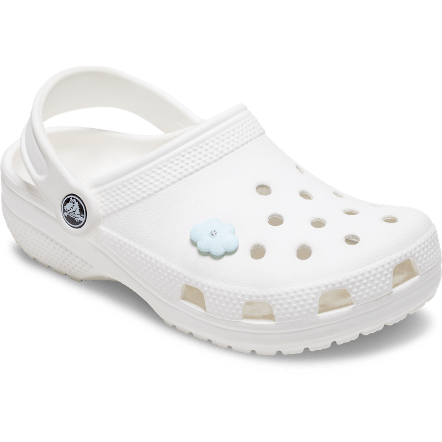 Crocs - Blue Flower With Crystal Jibbitz™ charms
