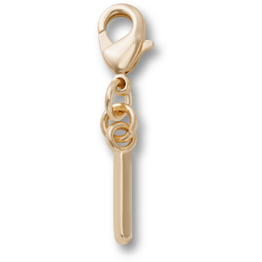 Crocs - Gold Letter I Charm Jibbitz™ charms