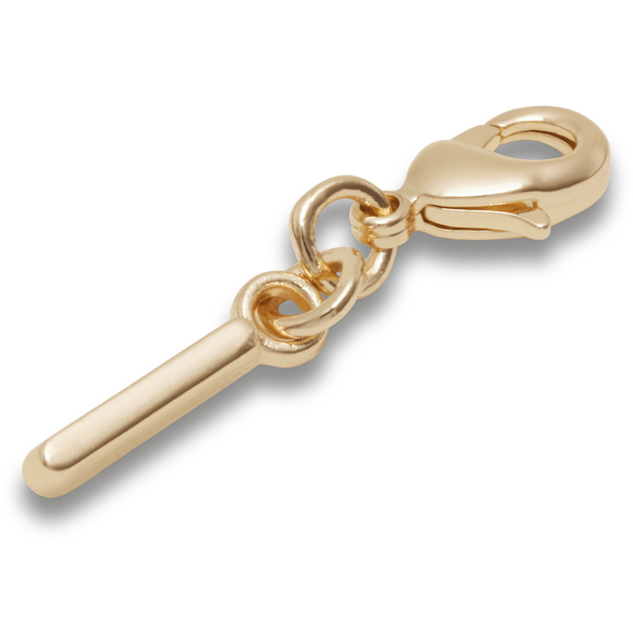 Crocs - Gold Letter I Charm Jibbitz™ charms