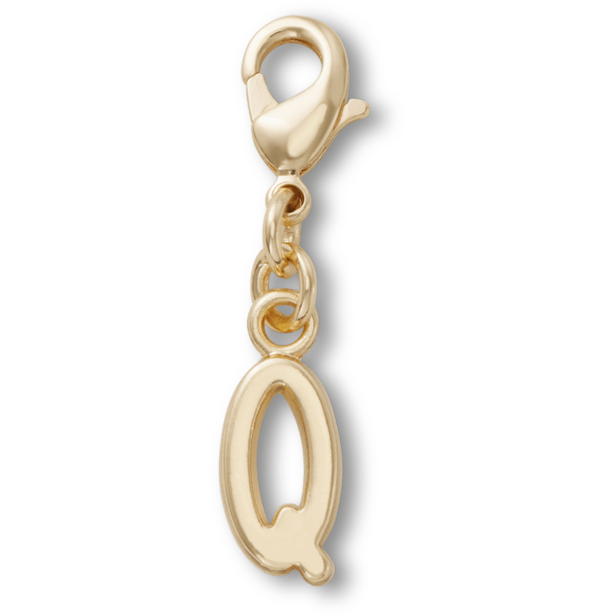 Crocs - Gold Letter Q Charm Jibbitz™ charms