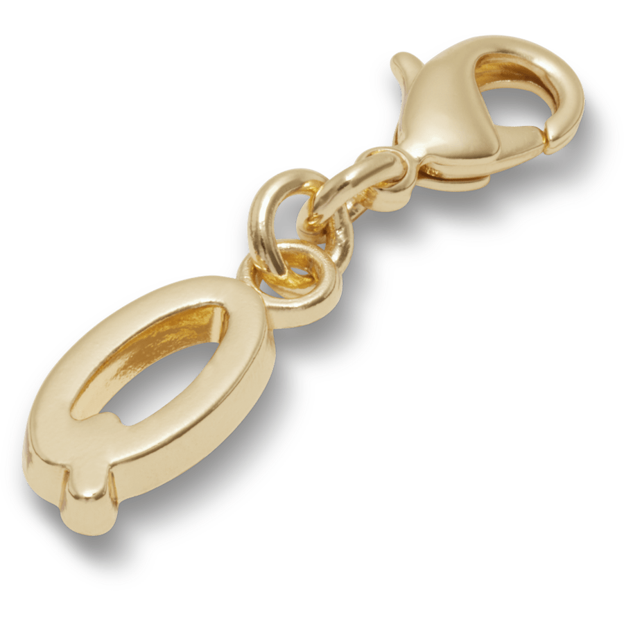 Crocs - Gold Letter Q Charm Jibbitz™ charms