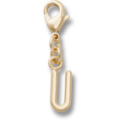 Crocs - Gold Letter U Charm Jibbitz™ charms