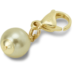 Crocs - Gold and Green SMT Pearl Charm Jibbitz charm
