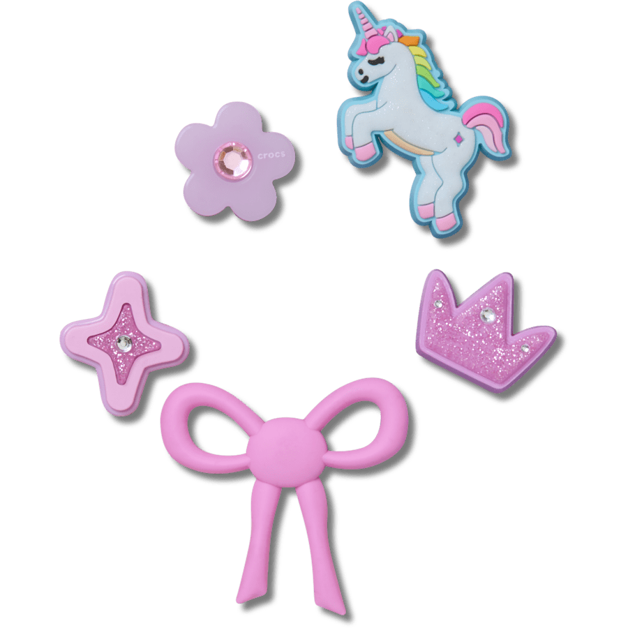 Crocs - Sweet Pink Girls 5 Pack Jibbitz™ charms