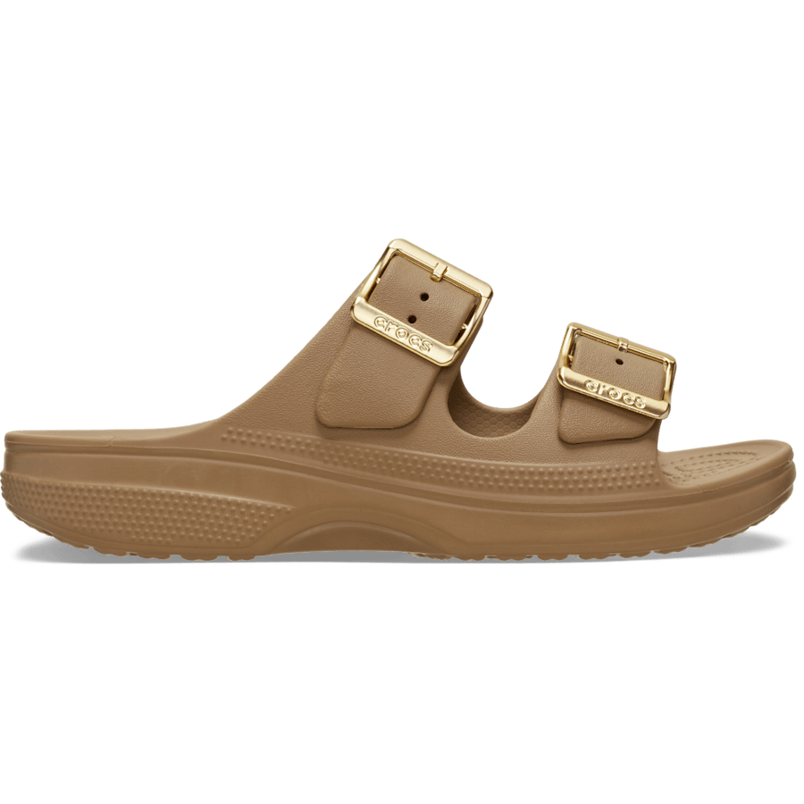 Crocs - Women’s Metallic Buckle Saturday Sandal